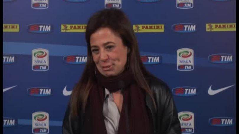 Rosella Sensi: "Io non fischio, ma la Roma è deludente"