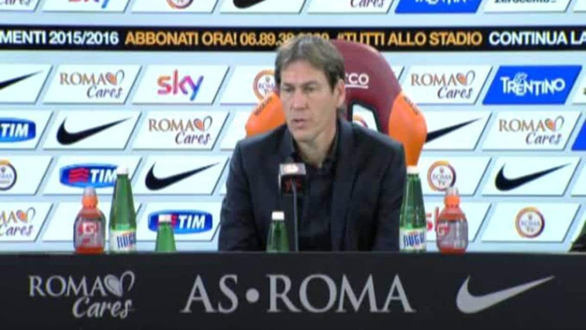 Garcia: "Olimpico vuoto? Preferisco i fischi di uno stadio pieno"