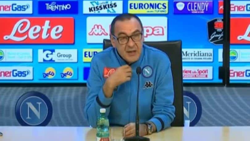 Sarri: "Giocheremo con il cuore per la città"