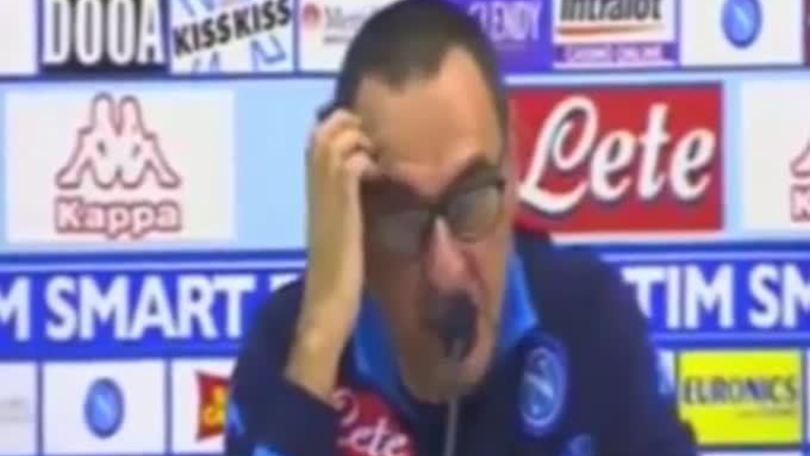 Sarri: "Partita a senso unico. 7 palle gol a 0"