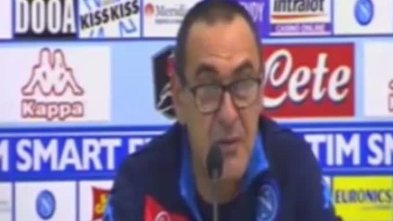 Sarri: "Gol annullato? C'erano due infrazioni"