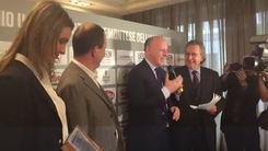 Premio USSI Piemonte 2015. Premiato il DG bianconero Giuseppe Marotta.
