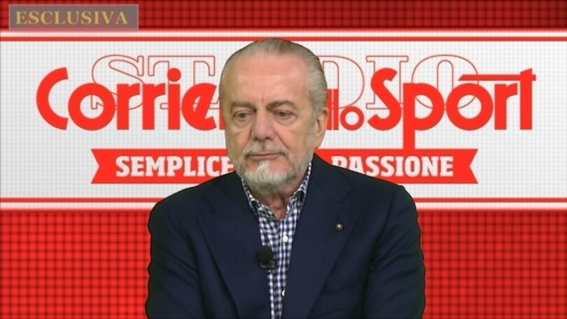 De Laurentiis: ho preso Sarri perche' e' un talebano del calcio