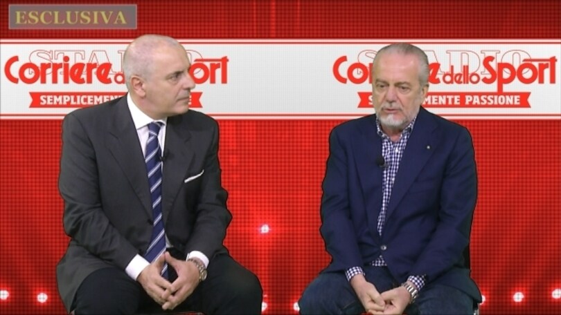 De Laurentiis: credo nello scudetto del Napoli