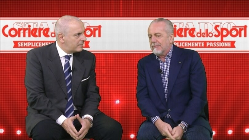 De Laurentiis: i geni della politica non capiscono il calcio
