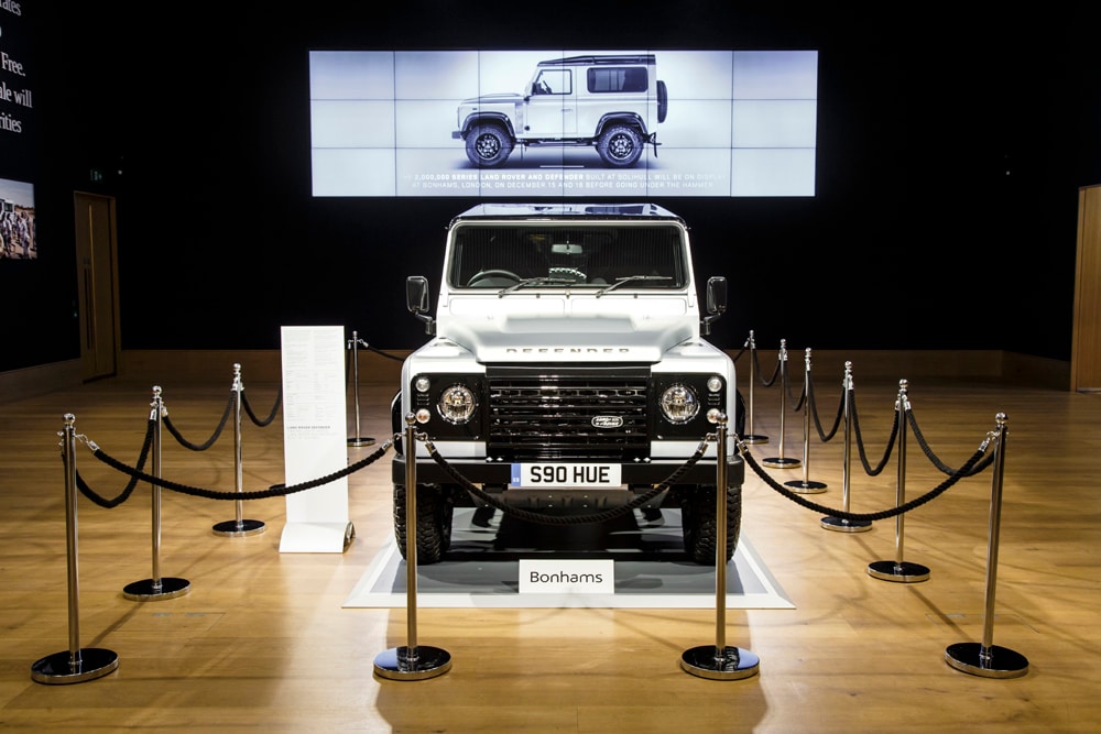 Land Rover Defender venduto a 550 mila euro