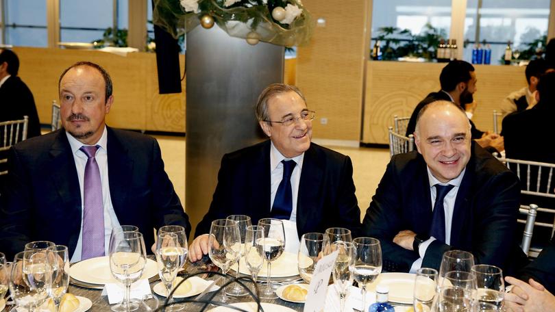 Liga Real Madrid, Perez e Benitez al pranzo di Natale