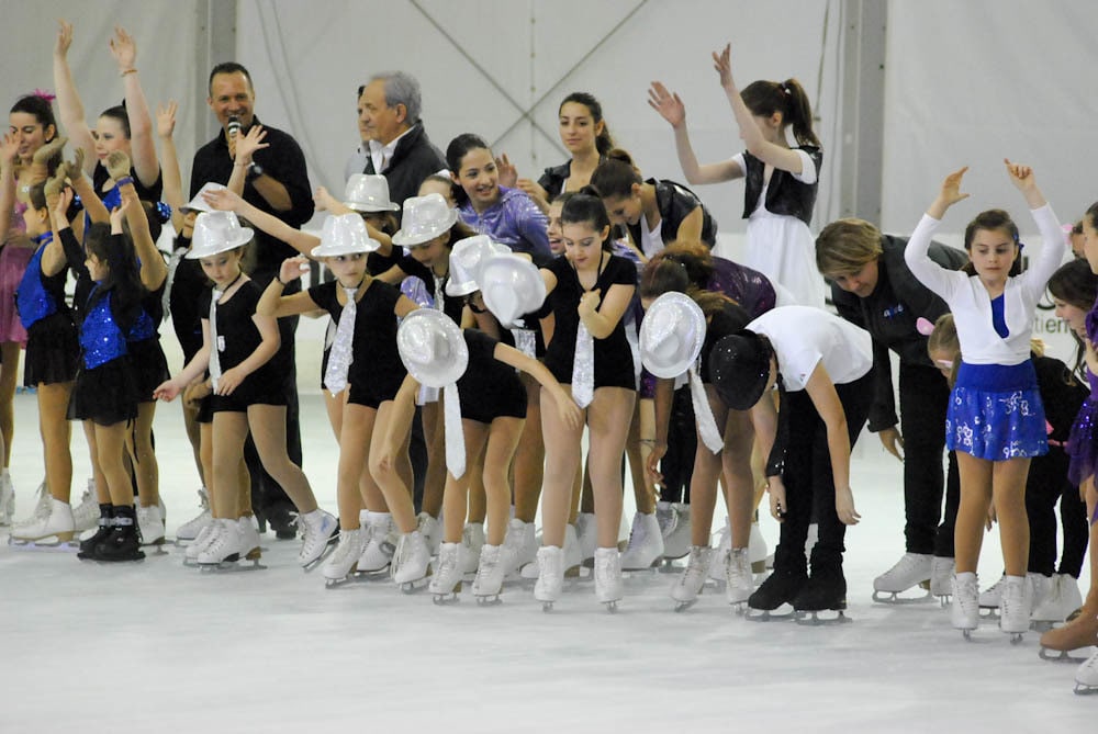 Festa sul ghiaccio all'Ice Park di Frascati