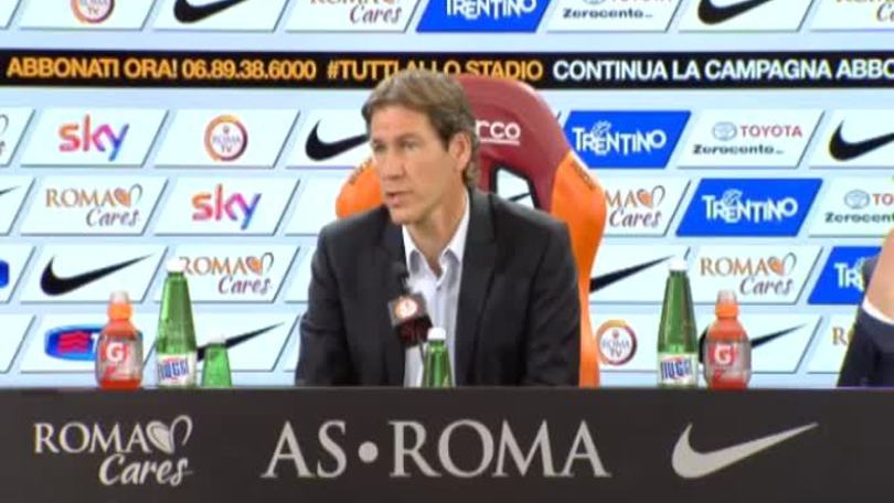 Garcia: "Piena fiducia in Sabatini"