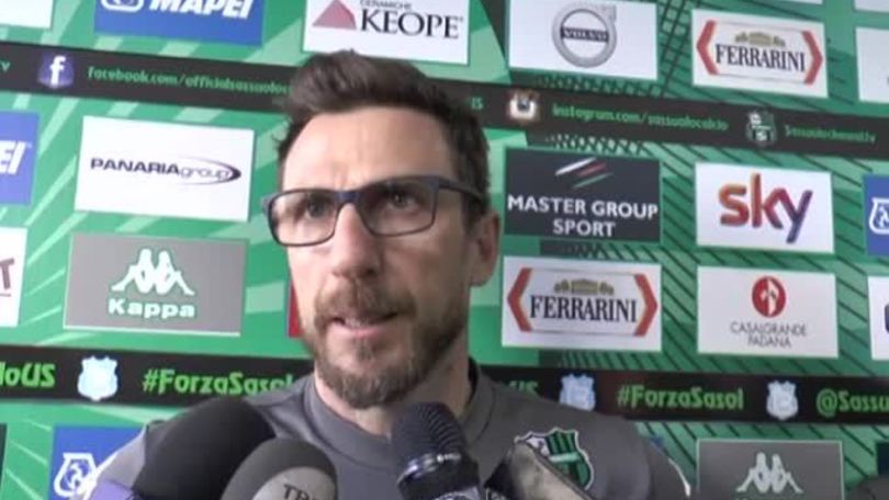 Di Francesco: "Vogliamo crescere ancora"