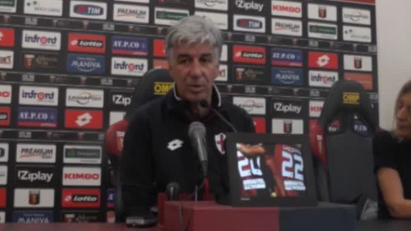 Gasperini: "In Coppa delusione forte, ma dobbiamo ripartire"