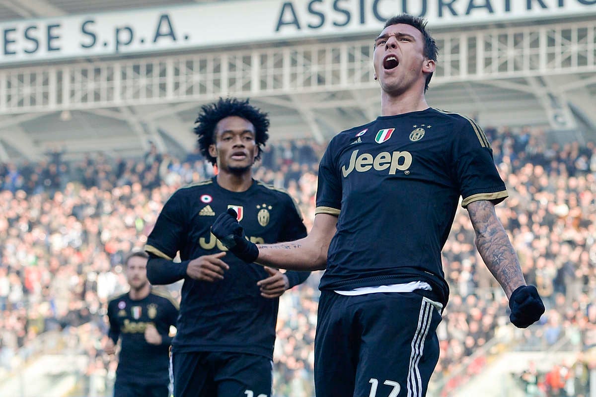 Carpi-Juventus 2-3: Mandzukic e Pogba, è record Allegri