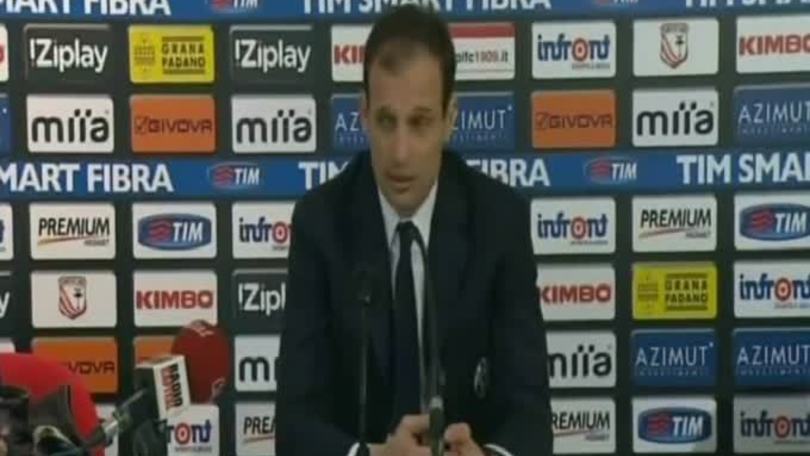Allegri: "Il nostro è un buon attacco"