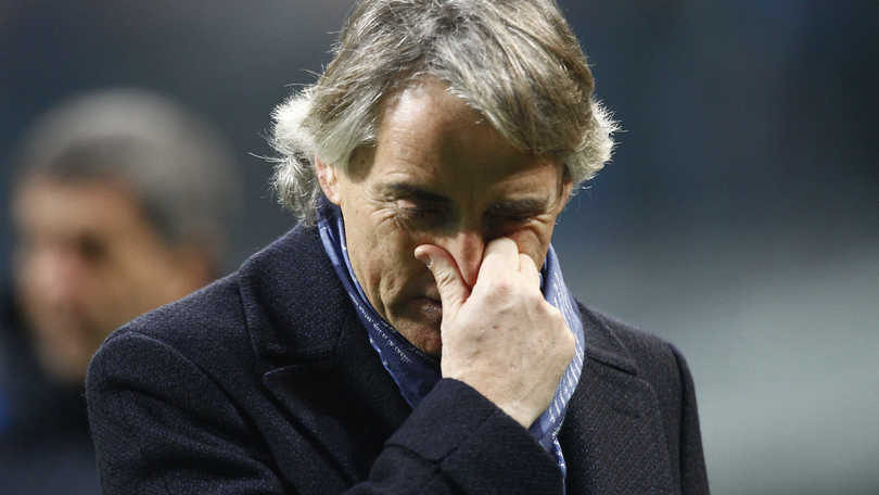 Inter, Mancini: «Juve più attrezzata per lo scudetto»
