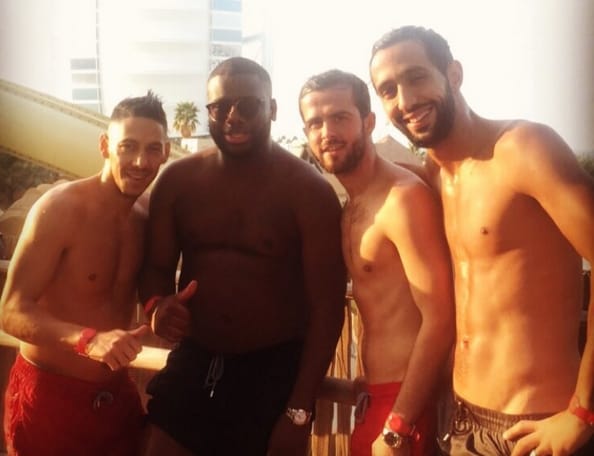 Roma, ecco la foto di Pjanic in vacanza con Benatia