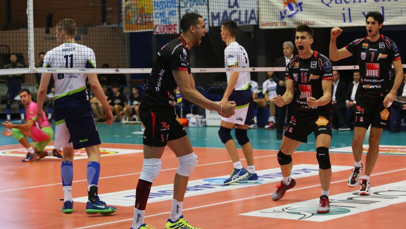 Modena, Civitanova, Trento e Perugia vincono l'andata dei Quarti di Coppa