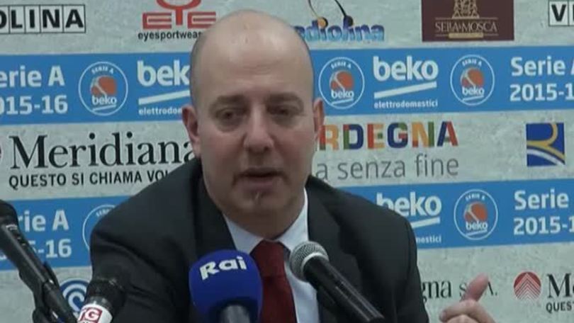 Menetti: "Onore a Sassari: sono stati più bravi di noi"