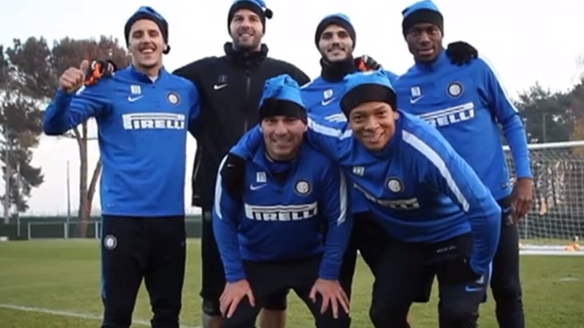 Gli auguri di Buon Natale dell'Inter