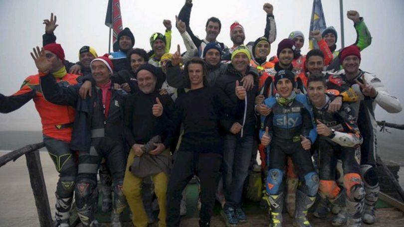 MotoGp: Valentino Rossi, la nebbia non ha rovinato la festa all'EnduRanch