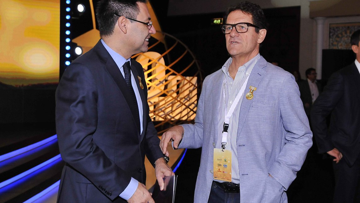 Sfilata di stelle del calcio a Dubai