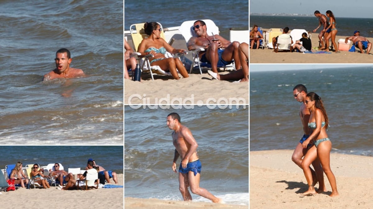 Tevez, finalmente il riposo: Natale in spiaggia