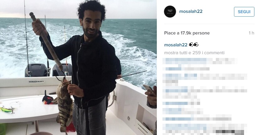 Guardate Salah: una pesca da campione