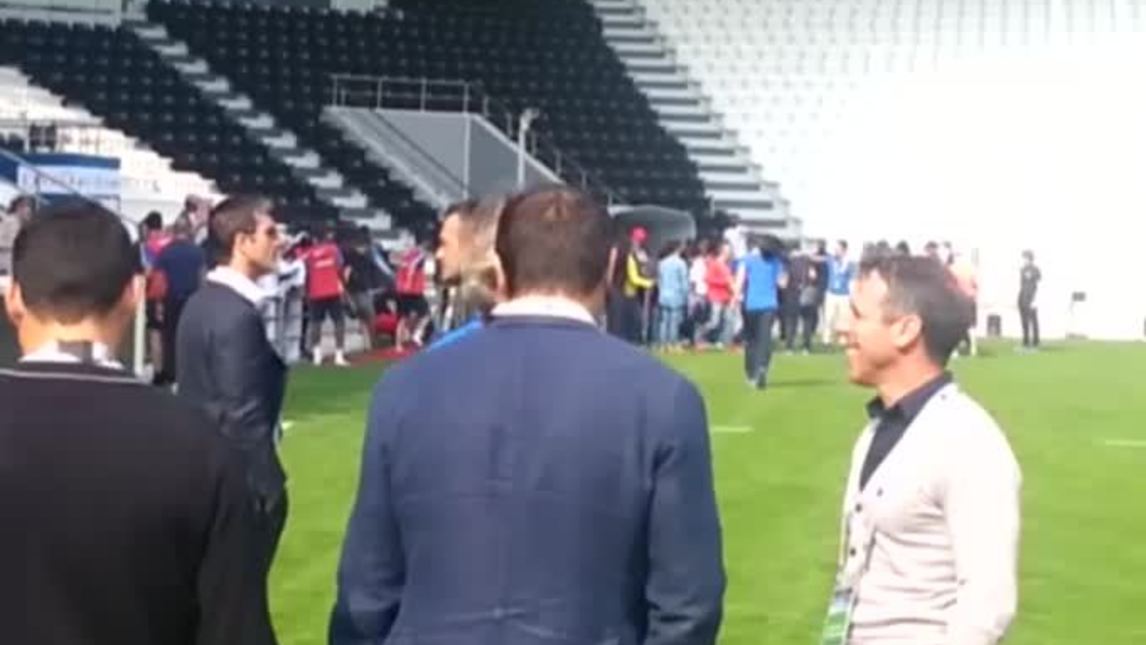 Mancini abbraccia Zola e Casiraghi