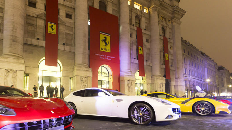 Ferrari, debutto show in Borsa