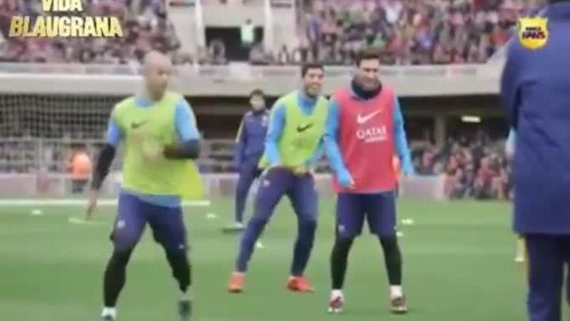 Messi frega così Mascherano: che numero!