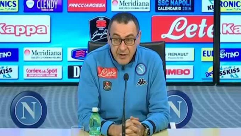 Sarri: "La sosta è deleteria. Mercato? Mai chiesto giocatori"