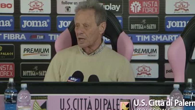 Zamparini: "Siamo vicini ad un attaccante di qualità. Sensi? Niente aste"