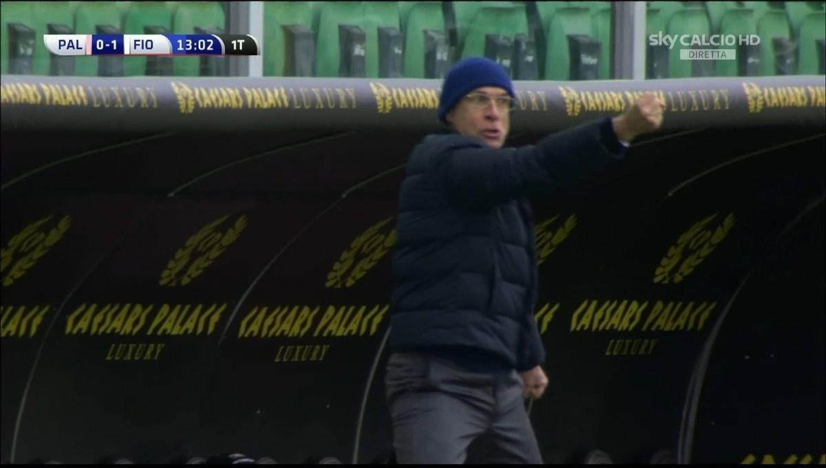 Palermo, la rabbia di Ballardini dopo il primo gol di Ilicic
