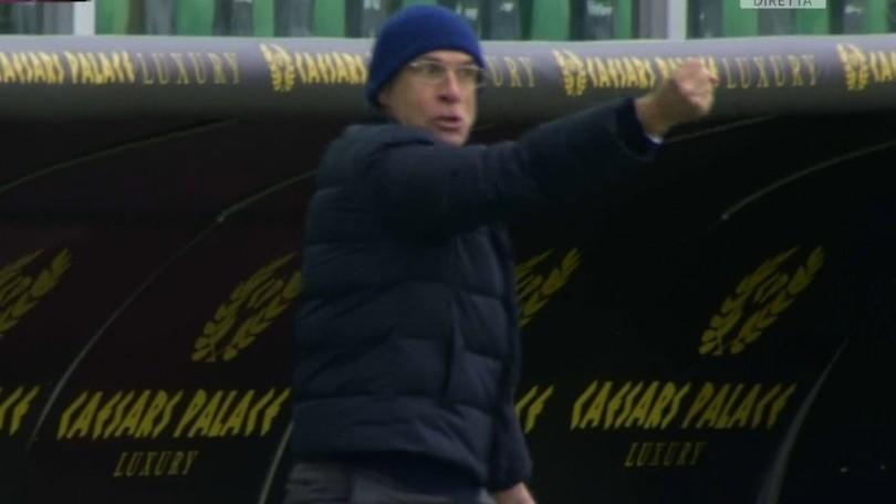 Palermo, la rabbia di Ballardini dopo il primo gol di Ilicic