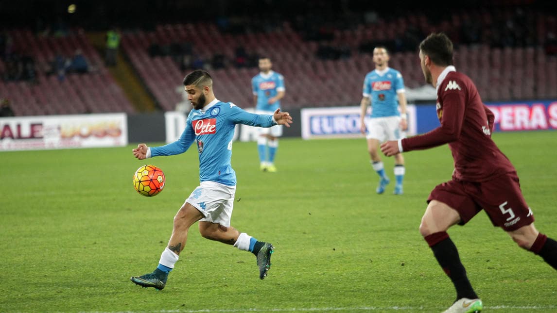 Napoli, la fotosequenza del gol di Insigne
