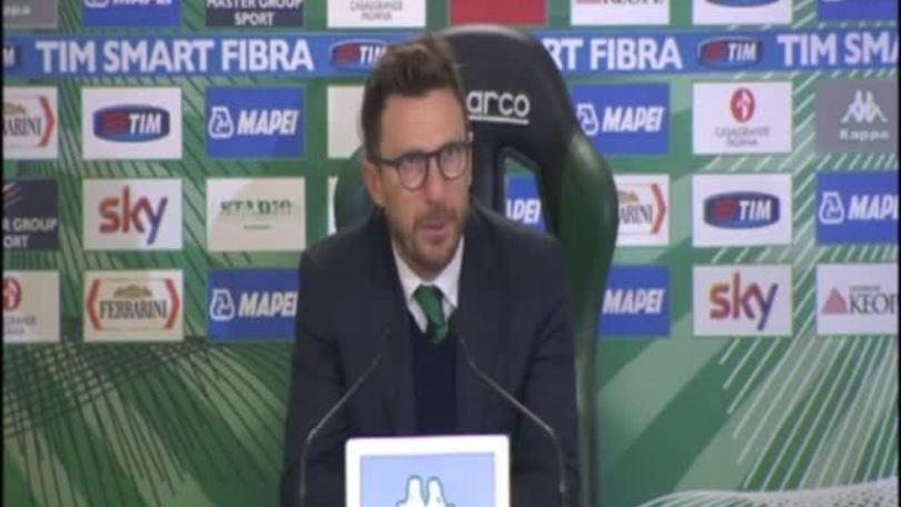 Di Francesco: "E' mancata determinazione in attacco"