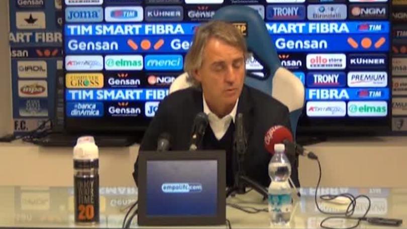 Mancini: "Con 82 punti vai sicuro in Champions League"