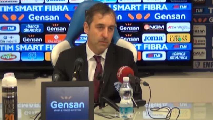 Giampaolo: "Meritavamo qualcosa in più"