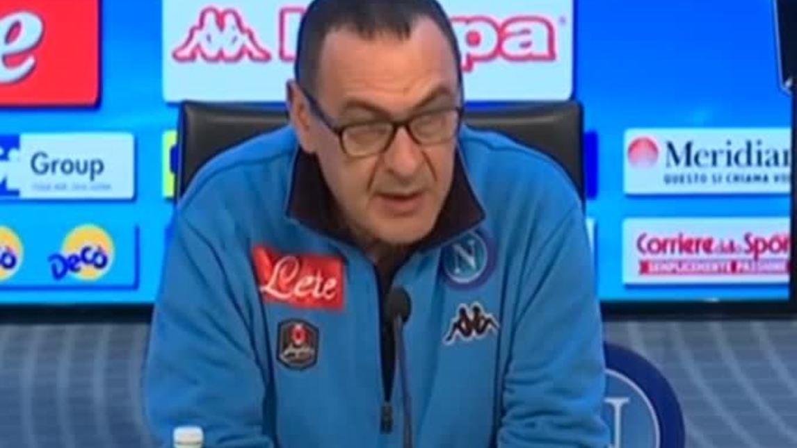 Sarri: "Non è ammessa la superficialità"