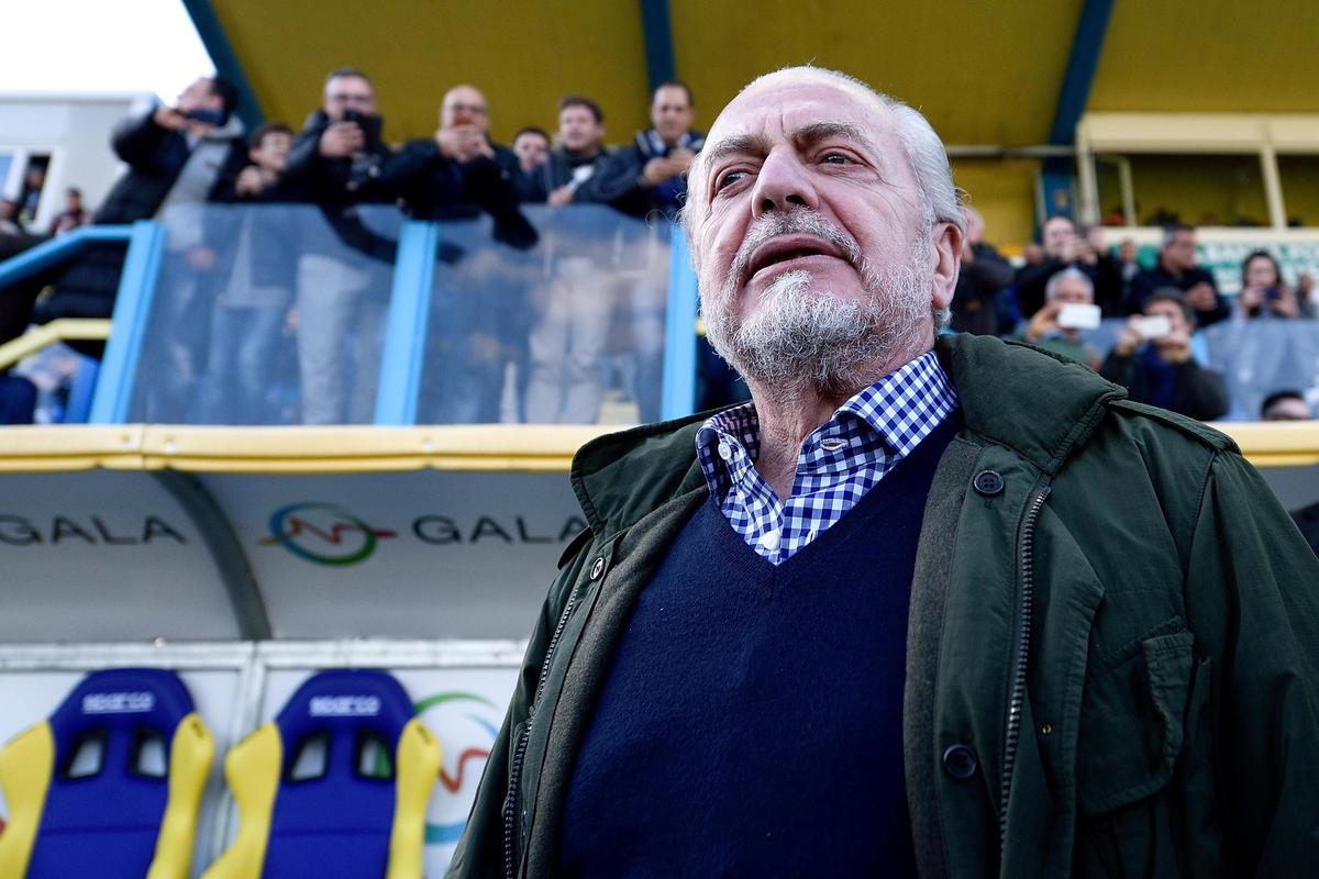 Napoli, De Laurentiis: «Non parlo del Milan. Juventus? Un incidente di percorso»