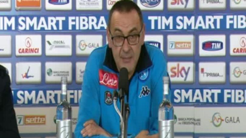 Sarri: "Il titolo d'inverno è irrilevante"
