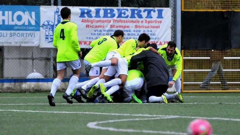 Promozione A - Colpaccio Campomorone Sant’Olcese che ferma il Pietra Ligure