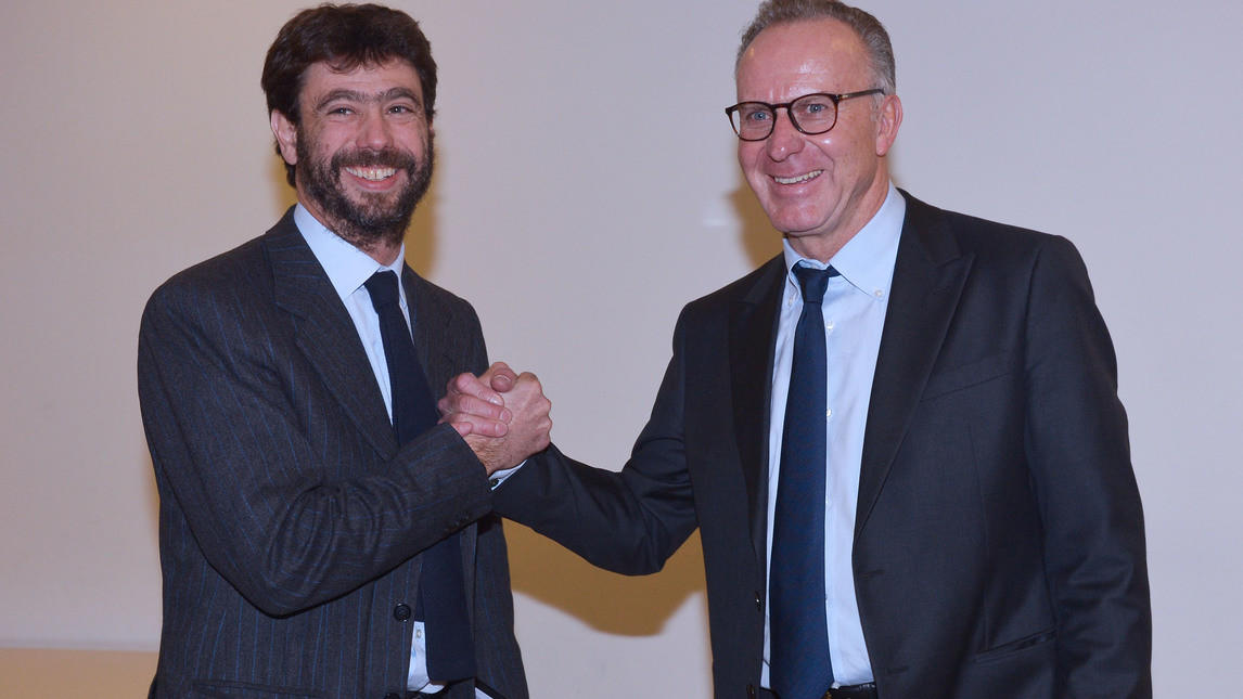 Agnelli e Rummenigge si "sfidano" a Milano