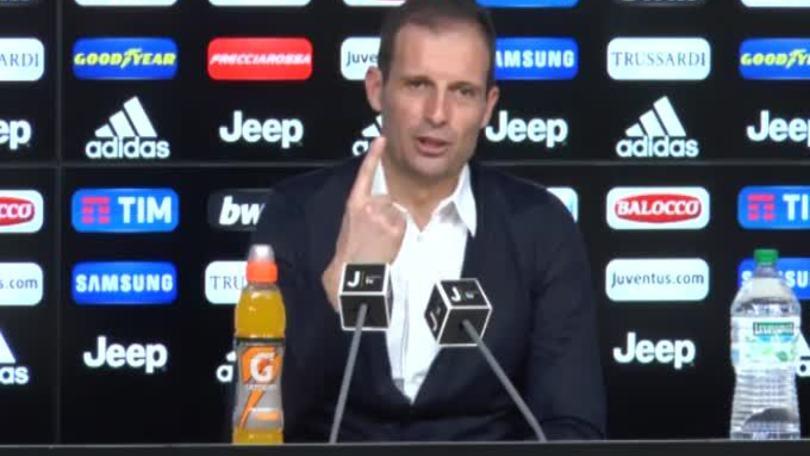 Allegri: "Mandzukic gioca. In bocca al lupo a Spalletti"