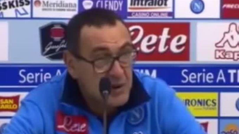 Sarri: "Meglio un vecchio forte che un giovane scarso"