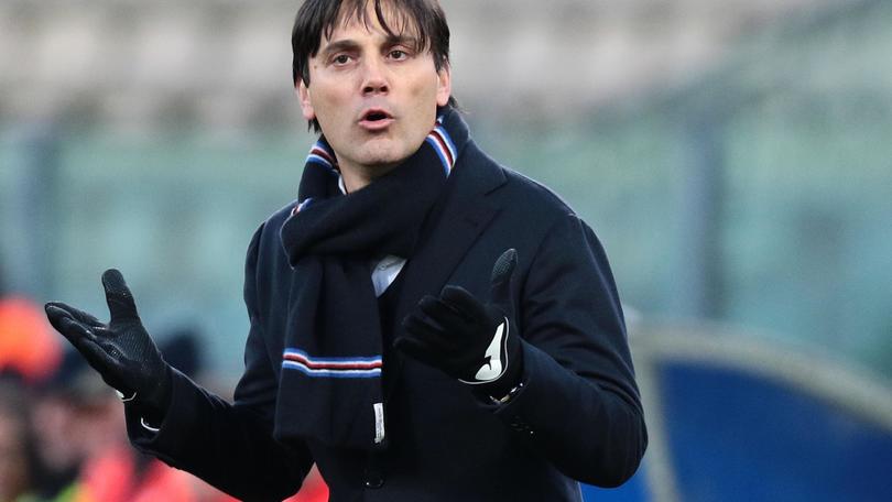 Serie A Sampdoria, Montella: «Napoli? Spero sia una brutta partita»