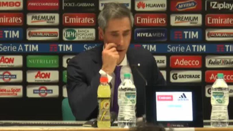 Paulo Sousa: "Abbiamo fatto troppo poco"
