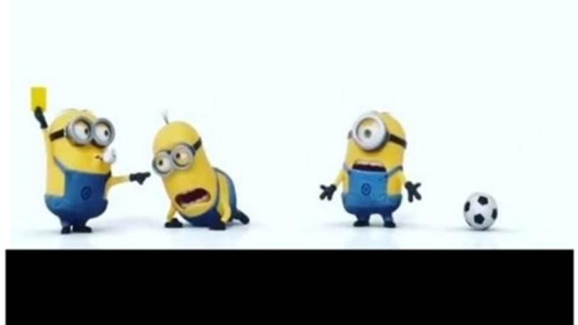 Quando i minions giocano a calcio...