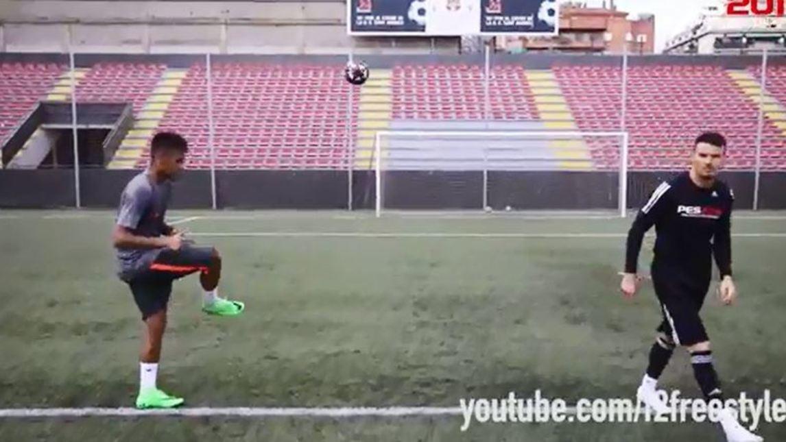 Neymar come in Pes 2016: la traversa più spettacolare