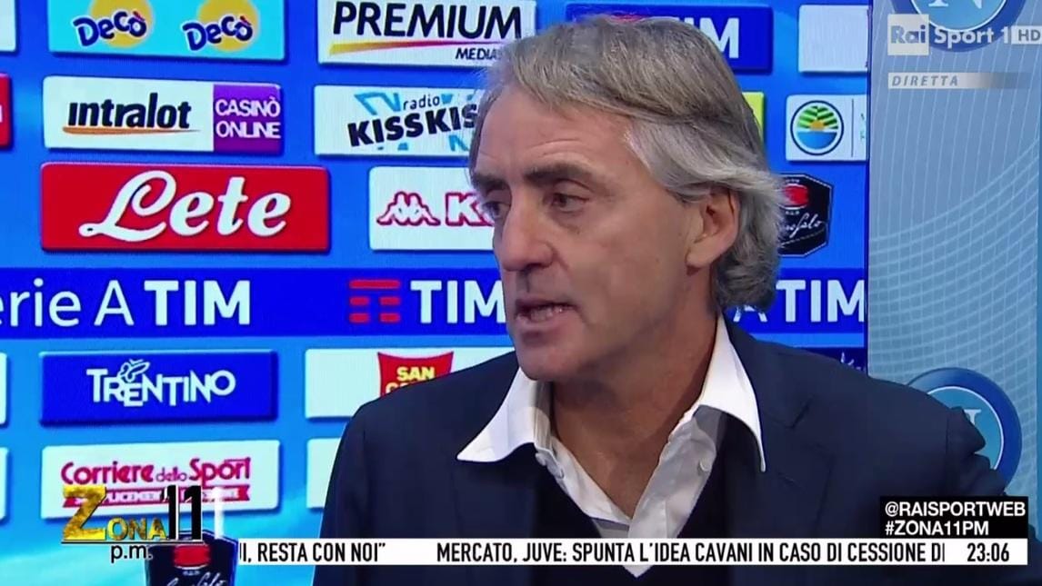 Mancini attacca Sarri: «È un razzista, mi ha dato del finocchio»