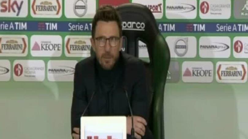 Di Francesco: "Sul gol del Torino c'era un fallo"